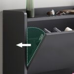 Παπουτσοθήκη MDF - Melamine Απόχρωση Γκρι 80x17x115cm - Image 9