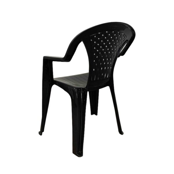 PORTOFINO Πολυθρόνα Τραπεζαρίας Κήπου - Βεράντας, PP Ανθρακί, Στοιβαζόμενη 57x56x80cm - Image 11