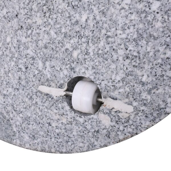 ΒΑΣΗ ομπρέλας στρογγυλή Γρανίτης/Inox #304 (40Kg) Φ50 H.7,5/37cm - Image 9