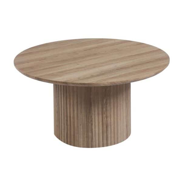 DIAZ Set-2 Τραπεζάκια Σαλονιού-Καθιστικού, ΜDF Απόχρωση Sonoma Φ.50 H.45cm + Φ.80 H.40cm - Image 12