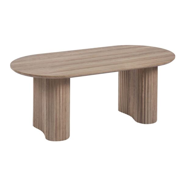 DIAZ Τραπεζάκι Σαλονιού-Καθιστικού, ΜDF Απόχρωση Sonoma 120x60x45cm - Image 6