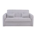 CAMAL Καναπές – Κρεβάτι με Αποθηκευτικό Χώρο, 2Θέσιος Ύφασμα Γκρι Ανοιχτό Sofa:171x115x90 Bed:144x195cm - Image 15