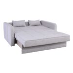 CAMAL Καναπές – Κρεβάτι με Αποθηκευτικό Χώρο, 2Θέσιος Ύφασμα Γκρι Ανοιχτό Sofa:171x115x90 Bed:144x195cm - Image 16