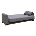 CARSON Καναπές – Κρεβάτι με Αποθηκευτικό Χώρο, 3Θέσιος Ύφασμα Γκρι Sofa:225x94x94cm Bed:120x190cm - Image 19