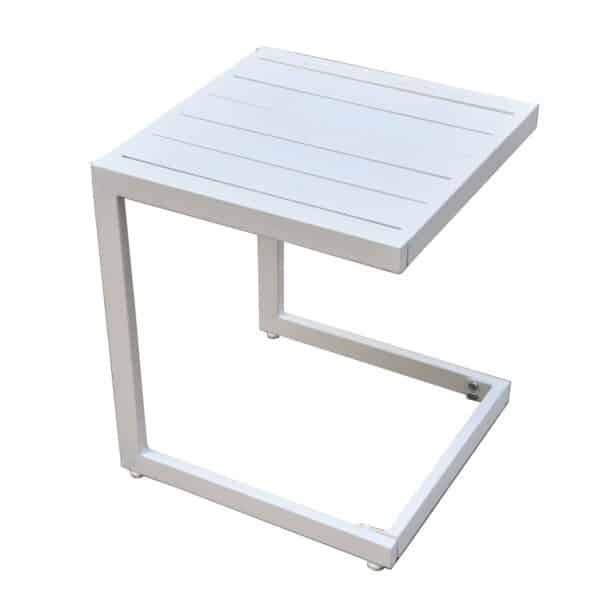 CORTE Βοηθητικό Τραπεζάκι, Μέταλλο Βαφή Άσπρο 35x35x41cm - Image 8