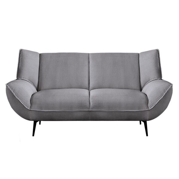 EMERALD Καναπές 2-θέσιος Σαλονιού - Καθιστικού, Ύφασμα Κοτλέ Γκρι 172x88x82cm - Image 6