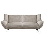 EMERALD Καναπές 3-θέσιος Σαλονιού - Καθιστικού, Ύφασμα Κοτλέ Μπεζ 212x88x82cm - Image 6