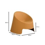 COLT Καρέκλα Κήπου - Βεράντας Στοιβαζόμενη, PP-UV Κροκί 84x79x69cm - Image 11