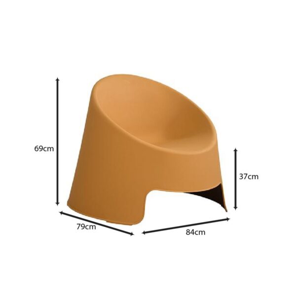 COLT Καρέκλα Κήπου - Βεράντας Στοιβαζόμενη, PP-UV Κροκί 84x79x69cm - Image 11