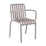 MODIAL Πολυθρόνα Μέταλλο Βαφή Cappuccino 60x51x82cm - Image 8