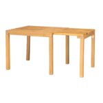 COZY Τραπεζάκι Βοηθητικό Βεράντας-Κήπου, Επεκτεινόμενο Ακακία Φυσικό 50+30x50 H.40cm - Image 14