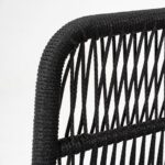 MARK Set Σαλόνι Κήπου 4 τεμαχίων Acacia Φυσικό, Rope Wicker Μαύρο, Μαξιλάρια Μπεζ 2 Πολυθρόνες+Καναπές+Τραπεζάκι - Image 26