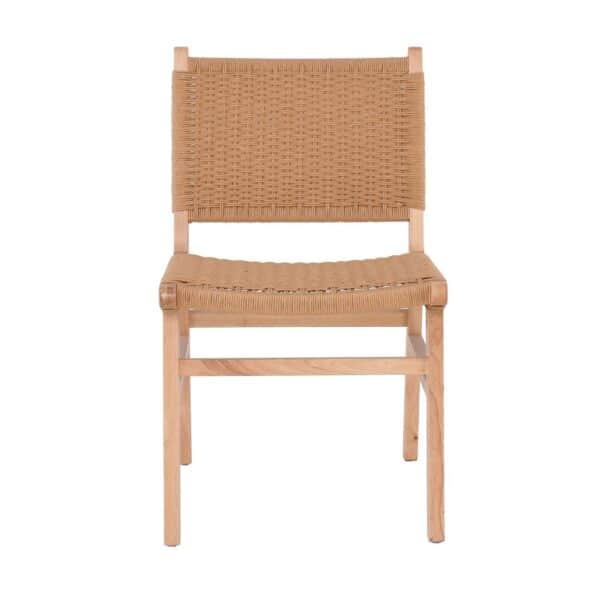 COMO Καρέκλα Τραπεζαρίας Φυσικό, Κάθισμα Paper Rope 50x61x85cm - Image 17