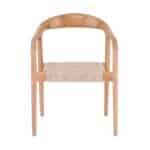 LEXY Πολυθρόνα Τραπεζαρίας Φυσικό, Κάθισμα Paper Rope 56x56x78cm - Image 17