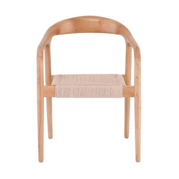 LEXY Πολυθρόνα Τραπεζαρίας Φυσικό, Κάθισμα Paper Rope 56x56x78cm - Image 17