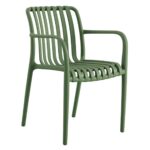 MODA-N Πολυθρόνα Στοιβαζόμενη PP, Στοιβαζόμενη Απόχρωση Πράσινο 56x57x81cm - Image 8