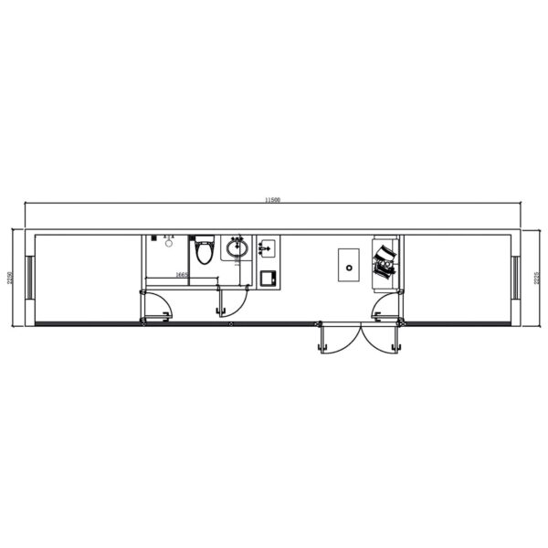 APPLE Cabin Capsule house 26m2, με 2 υπνοδωμάτια - Image 15