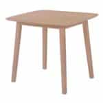 DOM Τραπέζι, Mdf Απόχρωση Oak 90x90x74cm - Image 6