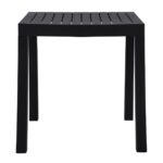 DALTON Τραπέζι Κήπου-Βεράντας Μέταλλο Βαφή Μαύρο, PP-UV Μαύρο 72x72x74cm - Image 14