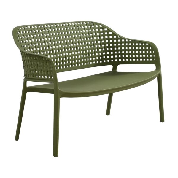 MALAGA Set Σαλόνι Κήπου PP-UV Πράσινο: Καναπές + 2 Πολυθρόνες + Τραπεζάκι Τραπεζάκι+Καναπέ+2 Πολυθρόνες - Image 19