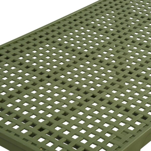 MALAGA Set Σαλόνι Κήπου PP-UV Πράσινο: Καναπές + 2 Πολυθρόνες + Τραπεζάκι Τραπεζάκι+Καναπέ+2 Πολυθρόνες - Image 21