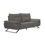 SELENA Καναπές 2-θέσιος Σαλονιού - Καθιστικού, Ύφασμα Γκρι, Μεταφερόμενη πλάτη 193x99/115x95cm - Image 8