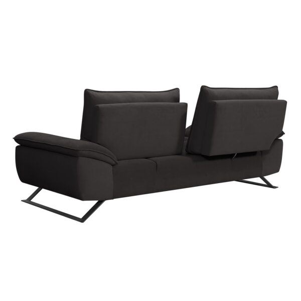 SELENA Καναπές 3-θέσιος Σαλονιού - Καθιστικού, Ύφασμα Ανθρακί, Μεταφερόμενη πλάτη 225x99/115x95cm - Image 12