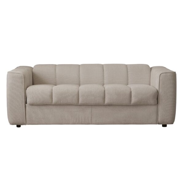 NORRIS Καναπές - Κρεβάτι 3Θέσιος, Ύφασμα Water Repellent Μπεζ 209x99x70 Κρεβάτι:140x190cm - Image 12