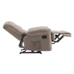 JULIA Massage Πολυθρόνα Relax Σαλονιού - Καθιστικού, Ύφασμα Cappuccino 93x90x100cm - Image 6