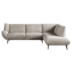 EMERALD Καναπές Σαλονιού Αριστερή Γωνία, Ύφασμα Κοτλέ Μπεζ 274x203x82cm H.88cm - Image 7