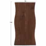 ΕΠΙΦΑΝΕΙΑ ΜΑΣΙΦ ΕΛΑΤΟ ΜΕ ΚΟΨΙΜΟ RODE 140X70X4 ΚΑΡΥΔΙ - Image 2