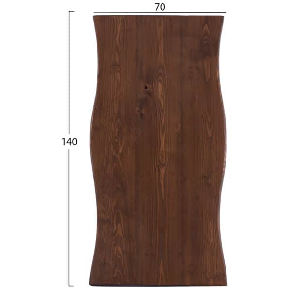 ΕΠΙΦΑΝΕΙΑ ΜΑΣΙΦ ΕΛΑΤΟ ΜΕ ΚΟΨΙΜΟ RODE 140X70X4 ΚΑΡΥΔΙ - Image 2