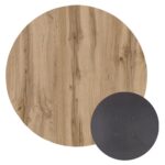 ΕΠΙΦΑΝΕΙΑ ΤΡΑΠΕΖΙΟΥ HPL ΣΤΡΟΓΓΥΛΗ HM5842.36 SONAMA OAK Φ70εκ.