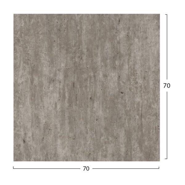 ΕΠΙΦΑΝΕΙΑ ΤΡΑΠΕΖΙΟΥ HPL ΤΕΤΡΑΓΩΝΗ HM5838.37 CONCRETE 70x70εκ. - Image 2