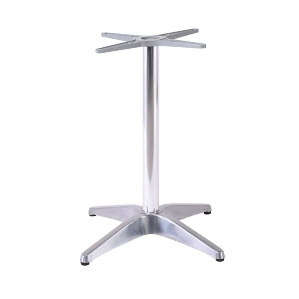 FACTORY Βάση Τραπεζιού Αλουμίνιο Απόχρωση Shiny Silver (2,35kg) 66x66cm H.69cm - Image 9