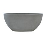 FLOWER POT-4 Cement Grey 76x34x32cm 76x34x32cm - Image 5