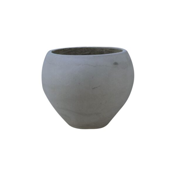 FLOWER POT-5 Cement Grey Φ32x26cm Φ32x26cm - Image 5