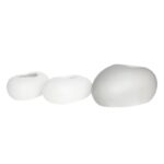 FLOWER POT-ROCK 56x43x29cm, Cement Απόχρωση White 56x43x29cm - Image 5