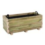 FLOWER POT WOOD Ζαρντινιέρα, Εμποτισμού Pine, Απόχρωση Φυσικό, 90x40x36cm 90x40x36cm - Image 5