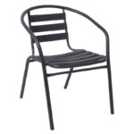 FUNKY Πολυθρόνα Μέταλλο - Αλουμίνιο Βαφή Ανθρακί 54x60x73cm - Image 13