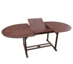 GARDEN Τραπέζι Επεκτεινόμενο Oval, Ξύλο Acacia 150/200x100 H.74cm - Image 7