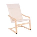 HAMILTON Πολυθρόνα Σαλονιού - Καθιστικού, Σημύδα - Ύφασμα Άσπρο 59x80x93cm - Image 10