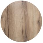 HPL (High Pressure Laminated) Επιφάνεια Τραπεζιού Απόχρωση Natural Wood, UV Φ120cm/12mm - Image 5