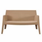 ΚΑΝΑΠΕΣ 2-ΘΕΣΙΟΣ ΠΟΛΥΠΡΟΠΥΛΕΝΙΟΥ SLEEK HM6366.03 ΧΡΩΜΑ ΚΑΠΟΥΤΣΙΝΟ 133x68x73Υεκ. - Image 3