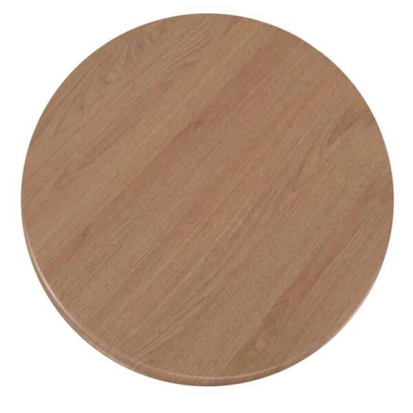 Contract Sliq Normal Επιφάνεια Τραπεζιού τ.Werzalit, Απόχρωση Beech Φ60cm/16mm - Image 13