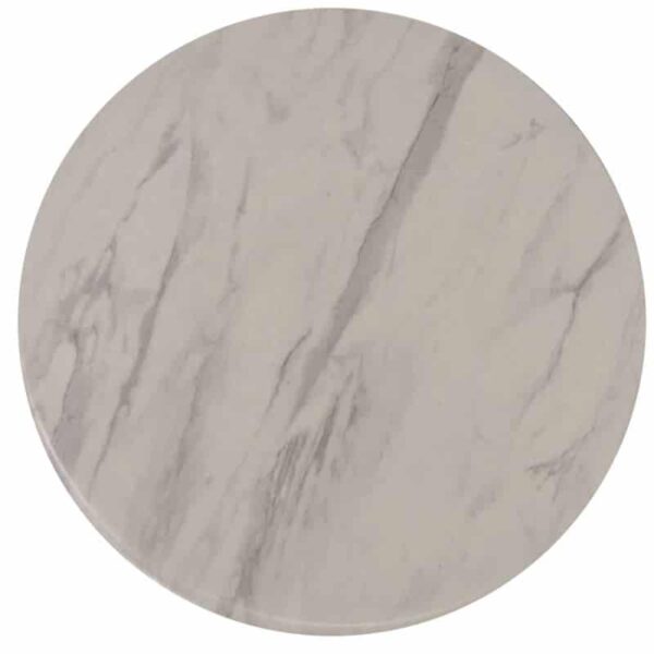 Contract Sliq Normal Επιφάνεια Τραπεζιού τ.Werzalit, Απόχρωση  Marble Φ60cm/16mm - Image 13