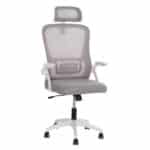 ΚΑΡΕΚΛΑ ΓΡΑΦΕΙΟΥ BLAZER HM1205.02 ΓΚΡΙ MESH-ΛΕΥΚΟΣ ΣΚΕΛΕΤΟΣ 60x58x110-130Υεκ.