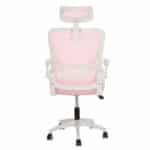 ΚΑΡΕΚΛΑ ΓΡΑΦΕΙΟΥ BLAZER HM1205.04 ΡΟΖ MESH-ΛΕΥΚΟΣ ΣΚΕΛΕΤΟΣ 60x58x110-130Υεκ. - Image 6