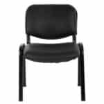 ΚΑΡΕΚΛΑ JANISHA HM1010.01 ΜΕ ΔΕΡΜΑΤΙΝΗ PU ΜΑΥΡΟ 53,5x59x77 εκ. - Image 3