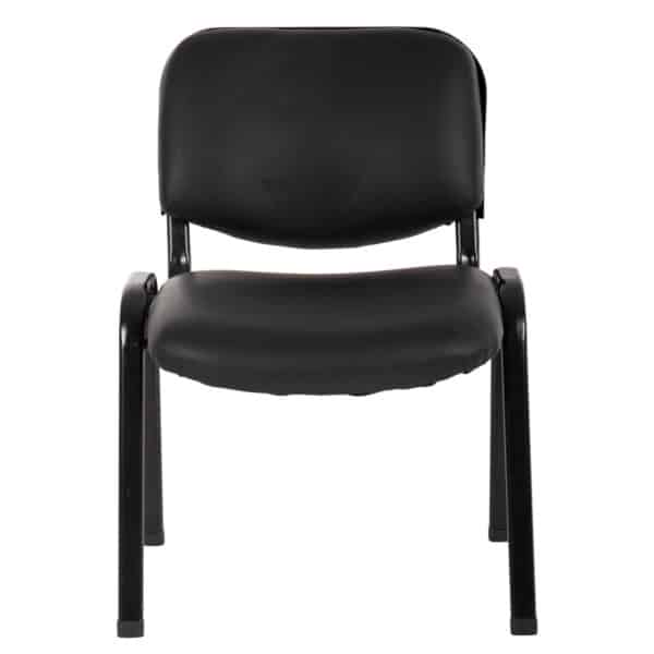 ΚΑΡΕΚΛΑ JANISHA HM1010.01 ΜΕ ΔΕΡΜΑΤΙΝΗ PU ΜΑΥΡΟ 53,5x59x77 εκ. - Image 3